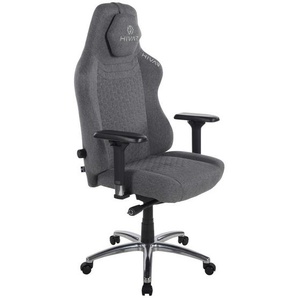 Hivar Orbical Hivar Orbical XL Nebulon Silv., Anthrazit, Grau, Silber, Metall, Textil, Drehkreuz, 81x147x72 cm, Stoffauswahl, Typenauswahl, Wippmechanik mit Härtegradeinstellung, Sitzfläche 360° drehbar, inklusive Armlehnen, Gestellauswahl, Nackenkissen