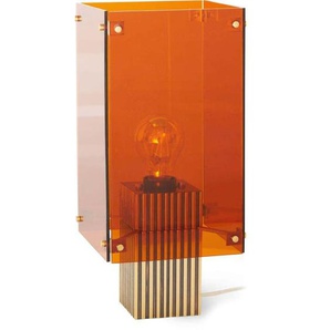 HK living Corner Tischlampe - brass/orange-braun - 16 x 16 x 35,5 cm