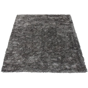 Bruno Banani Hochflor-Teppich Alga, rechteckig, Höhe: 40 mm, Uni, Shaggy, Langflor, besonders weich und kuschelig, Wohnzimmer