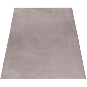 Hochflor-Teppich AYYILDIZ TEPPICHE POUFFY 5100 Teppiche Gr. B/L: 240 cm x 340 cm, 20 mm, 1 St., beige Esszimmerteppiche Besonders weich Softfllor waschbar