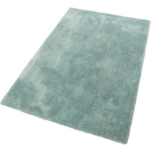 Hochflor-Teppich ESPRIT Relaxx Teppiche Gr. B/L: 200 cm x 290 cm, 25 mm, 1 St., blau (türkis, grau) Esszimmerteppiche Wohnzimmer, sehr große Farbauswahl, weicher dichter Hochflor