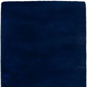 Hochflor-Teppich FLAIR RUGS Ivy Luxury Fur Teppiche Gr. B: 200cm, 50mm, L: 290cm, blau (marineblau)