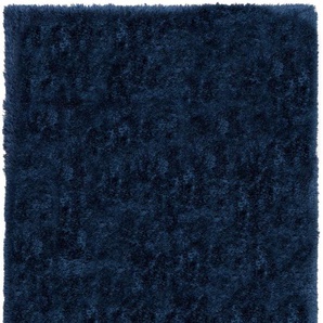 Hochflor-Teppich FLAIR RUGS Pearl Teppiche Gr. B/L: 200 cm x 290 cm, 70 mm, 1 St., blau Schlafzimmerteppiche