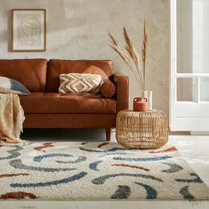 Hochflor-Teppich FLAIR RUGS SQUIGGLE Teppiche Gr. B: 200cm, 30mm, L: 290cm, bunt