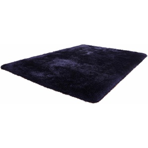 Hochflor-Teppich KAYOOM Cosy Teppiche Gr. B/L: 200 cm x 290 cm, 80 mm, 1 St., blau Esszimmerteppiche Besonders weiche Microfaser, dichter hochwertiger Langflor, Wohnzimmer