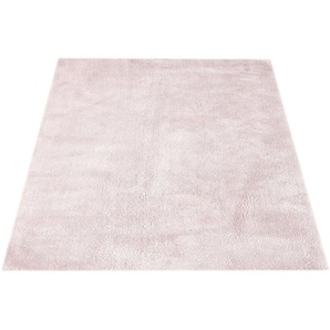 Hochflor-Teppich LÜTTENHÜTT Carla Teppiche Gr. B/L: 200 cm x 290 cm, 40 mm, 1 St., rosa (hellrosa) Esszimmerteppiche super soft, Teppich in Pastell-Farben