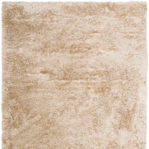 Hochflor-Teppich MY HOME Boldo Teppiche Gr. B: 200cm, 50mm, L: 290cm, beige (sand) besonders weich durch Microfaser, Shaggy Teppich