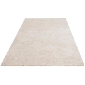 Hochflor-Teppich MY HOME Microfaser Teppich Magong, besonders weich, sehr feiner Flor Teppiche Gr. B: 200cm, 25mm, L: 300cm, beige (natur) uni, Wohnzimmer, Schlafzimmer, Kinderzimmer, auch rund und als Läufer