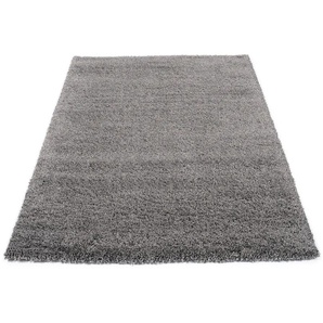 Hochflor-Teppich OCI DIE TEPPICHMARKE Lobby Shaggy Teppiche Gr. B: 240cm, 52mm, L: 290cm, grau (dunkelgrau) Wohnzimmer