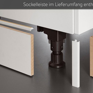 Hochschrank NOBILIA ELEMENTS elements, Türanschlag wählbar, vormontiert Schränke Gr. B/H/T: 60 cm x 216,6 cm x 58,3 cm, Türanschlag Links, 2 St., weiß (alpinweiß) Hochschrank Breite 60cm