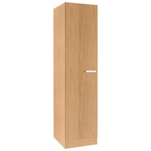 Hochschrank OPTIFIT Odense Schränke Gr. B/H/T: 50cm x 206,8cm x 57,1cm,, braun (buche/buche) 50 cm breit, 57 tief, mit 3 Einlegeböden, für viel Stauraum