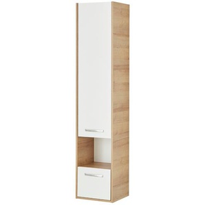 calmo2go Hochschrank - weiß - Materialmix - 35 cm - 166 cm - 33 cm | Möbel Kraft