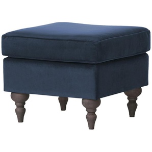 Hocker   Cozy ¦ blau ¦ Maße (cm): B: 55 H: 44 T: 55