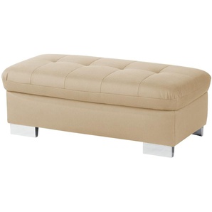 Lounge Collection Hocker  Inka ¦ beige ¦ Maße (cm): B: 130 H: 46 T: 65