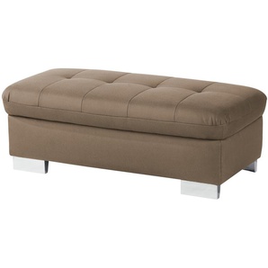 Lounge Collection Hocker  Inka ¦ braun ¦ Maße (cm): B: 130 H: 46 T: 65