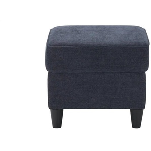 Hocker  Kivana ¦ blau ¦ Maße (cm): B: 52 H: 45 T: 52