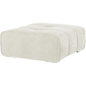 Hocker London - weiß - Materialmix - 103 cm - 44 cm - 103 cm | Möbel Kraft