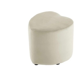 Hocker  Love ¦ creme ¦ Maße (cm): B: 45 H: 47 T: 47