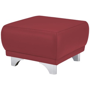 Hocker  Maranello ¦ rot ¦ Maße (cm): B: 66 H: 43 T: 66