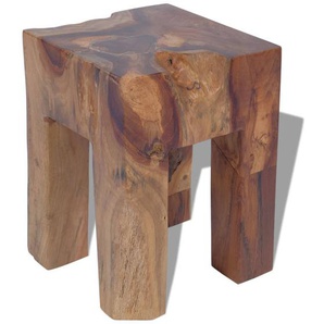 Hocker Massivholz Teak