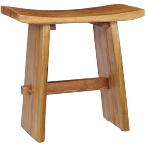 Hocker Massivholz Teak