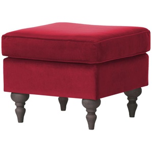 Hocker   Cozy ¦ rot ¦ Maße (cm): B: 55 H: 44 T: 55