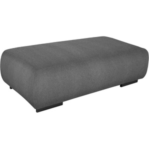 Hockerbank COTTA Side Hocker Gr. B/H/T: 132cm x 42cm x 68cm, Struktur soft, grau (anthrazit) Bequeme