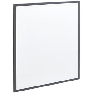 Hom`in Wandspiegel, Anthrazit, Salbeigrün, Grau, Holzwerkstoff, Glas, 63x65x2 cm, Spiegel, Wandspiegel