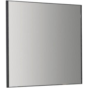 Hom`in Wandspiegel, Schwarz, Holzwerkstoff, Glas, rechteckig, 92x85x2 cm, Spiegel, Wandspiegel