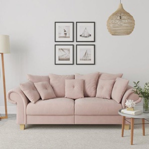 Home affaire Big-Sofa Queenie Megasofa, 2 Teile, mit weichem Sitzkomfort und zeitlosem Design, viele kuschelige Kissen