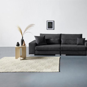 Home affaire Big-Sofa Vasco, Breite 277 cm, inkl. 6-teiliges Kissenset, in Cord