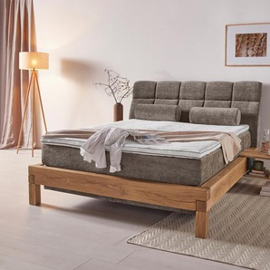 Home affaire Boxspringbett Villads, Liegefläche: 160/200 cm aus Balkeneiche, Inside-Boxspring-Unterbau