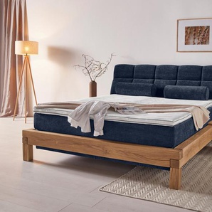 Home affaire Boxspringbett Villads, Liegefläche: 180/200 cm, Inside-Boxspring-Unterbau, recycelte Stoffe