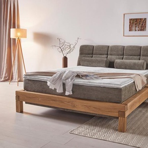 Home affaire Boxspringbett Villads, Liegefläche: 180/200 cm, Inside-Boxspring-Unterbau, recycelte Stoffe