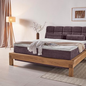 Home affaire Boxspringbett Villads, Liegefläche: 180/200 cm, Inside-Boxspring-Unterbau, recycelte Stoffe