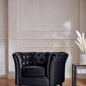 Home affaire Chesterfield-Sessel Reims Cocktailsessel, Sessel, mit echter Chesterfield-Knopfheftung, hochwertige Verarbeitung