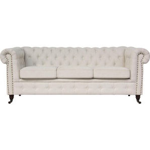 Home affaire Chesterfield-Sofa Aarburg, aufwändige Knopfheftung und Ziernägel im Chesterfield-Design