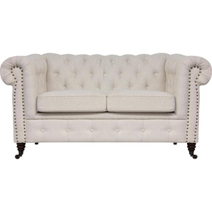 Home affaire Chesterfield-Sofa Aarburg, aufwändige Knopfheftung und Ziernägel im Chesterfield-Design