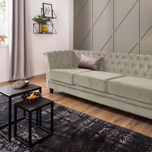 Home affaire Chesterfield-Sofa Dover, aufwändige Knopfheftung in Chesterfield-Optik