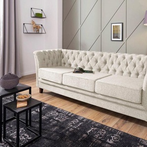 Home affaire Chesterfield-Sofa Dover, aufwändige Knopfheftung in Chesterfield-Optik