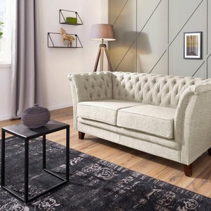 Home affaire Chesterfield-Sofa Dover, aufwändige Knopfheftung in Chesterfield-Optik