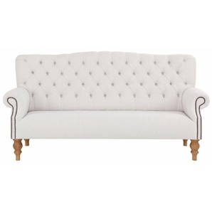 Home affaire Chesterfield-Sofa Lord, mit echter Chesterfield-Knopfheftung und Ziernägeln