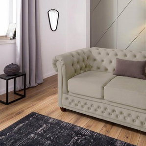 Home affaire Chesterfield-Sofa New Castle, mit hochwertiger Knopfheftung in Chesterfield-Design, B/T/H: 148/86/72