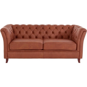 Home affaire Chesterfield-Sofa Reims, mit echter Chesterfield-Knopfheftung, hochwertige Verarbeitung