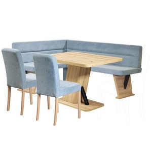 Home affaire Eckbankgruppe Laros Sitzgruppe, Eckbank, Stühle, Tisch, (Set, 4tlg Set), perfekt für Küche, Esszimmer, Wohnzimmer, Bestseller