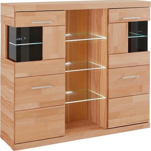 Home affaire Highboard Ribe, Breite 125 cm