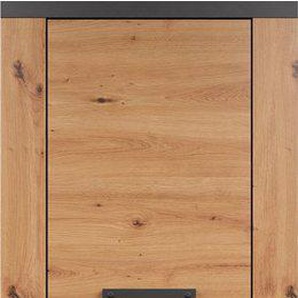 Home affaire Hochschrank Ambres (1-St) Badschrank in matter Echtholzoptik - Maße (B/T/H) 53/35/196 cm