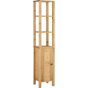 Home affaire Hochschrank Ayanna Badschrank aus Massivholz, FSC®, Breite 33 cm, Höhe 170 cm