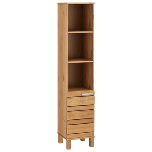 Home affaire Hochschrank JOSIE Breite 30 cm, aus Massivholz, verstellbare Einlegeböden, Metallgriffe