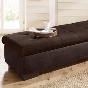 Home affaire Hocker Bergen, mit Staufach, 161 cm breit